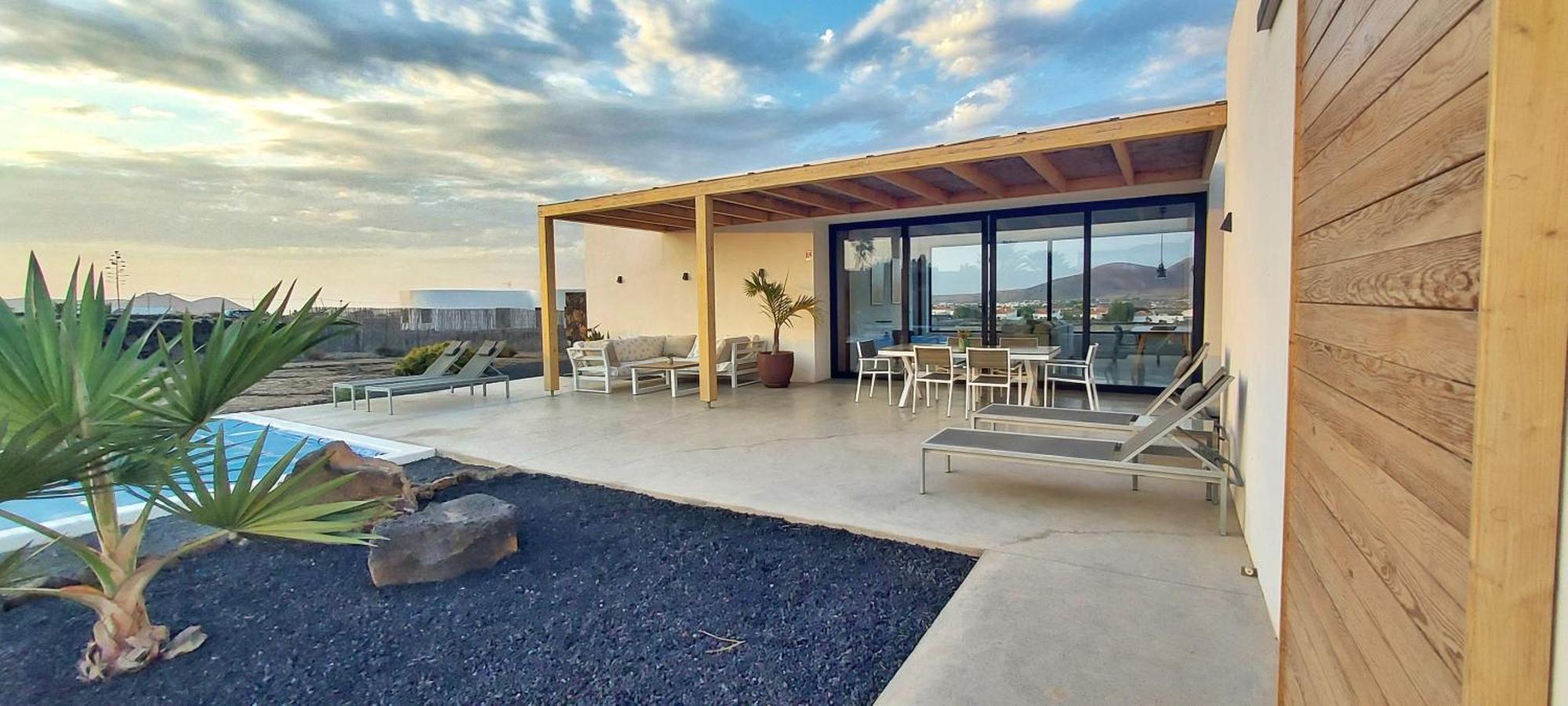 Villa Tabaiba En Lajares Con Piscina Dış mekan fotoğraf