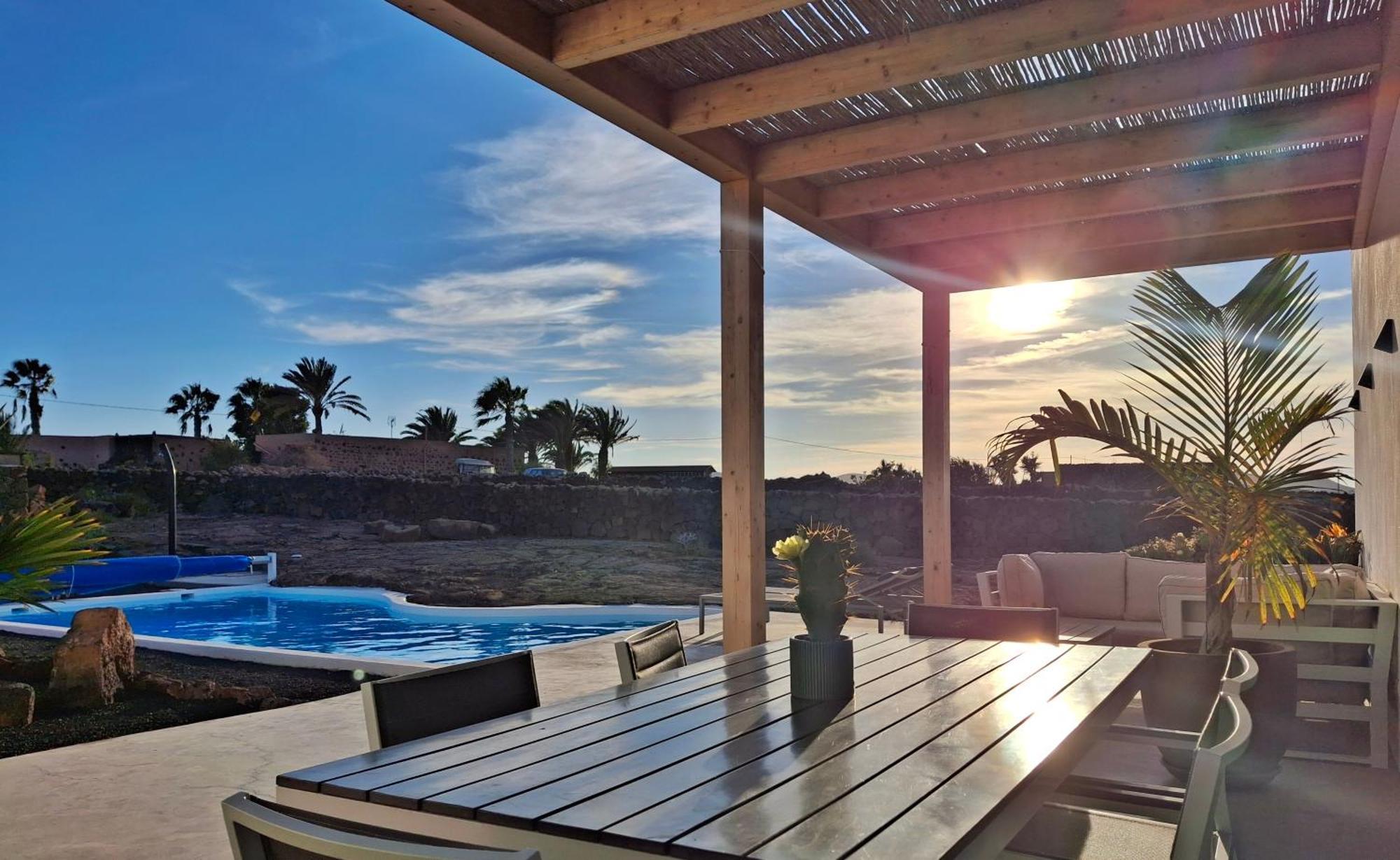 Villa Tabaiba En Lajares Con Piscina Dış mekan fotoğraf